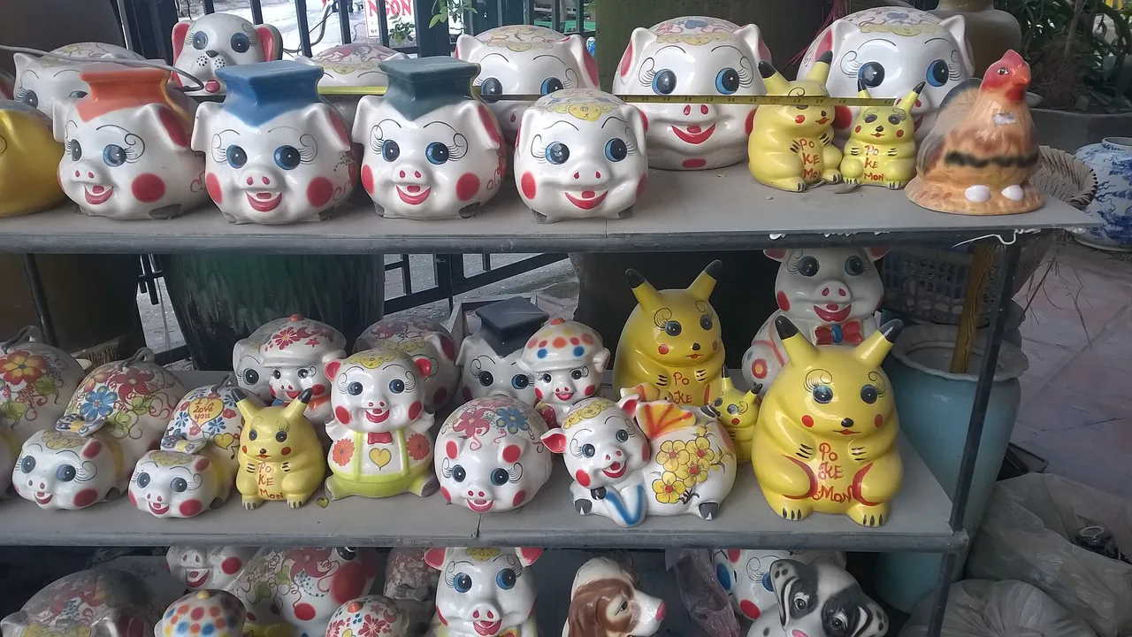 Ceramics being made in a traditional craft village near Hanoi, Vietnam