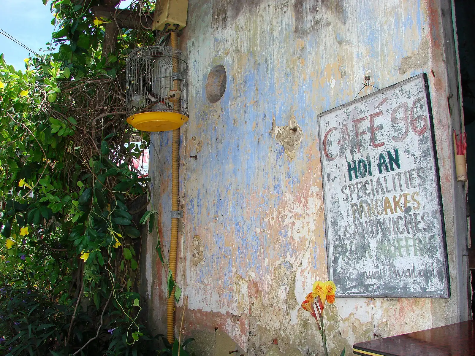 A tailor's shop with rolls of fabric in Hoi An, Vietnam