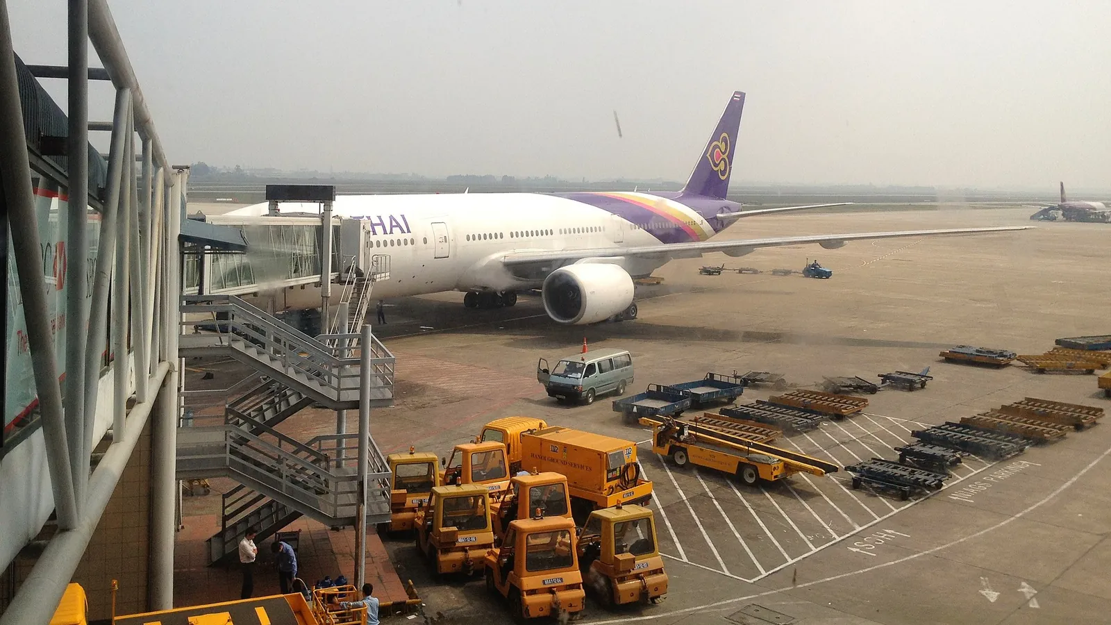 Passenger terminal at Noi Bai International Airport, the main arrival gateway to Hanoi, Vietnam